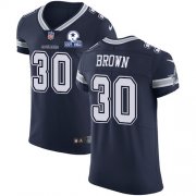 Wholesale Cheap Nike Cowboys #30 Anthony Brown Navy Blue Team Color Men's Stitched With Established In 1960 Patch NFL Vapor Untouchable Elite Jersey