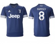 Wholesale Cheap Men 2020-2021 club Juventus away aaa version 8 blue Soccer Jerseys