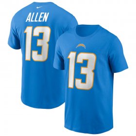 Wholesale Cheap Los Angeles Chargers #13 Keenan Allen Nike Team Player Name & Number T-Shirt Powder Blue
