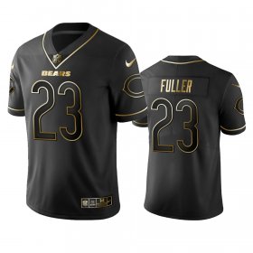 Wholesale Cheap Nike Bears #23 Kyle Fuller Black Golden Limited Edition Stitched NFL Jersey