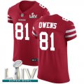 Wholesale Cheap Nike 49ers #81 Jordan Matthews Red Super Bowl LIV 2020 Team Color Men's Stitched NFL Vapor Untouchable Elite Jersey