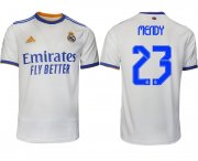 Wholesale Cheap Men 2021-2022 Club Real Madrid home aaa version white 23 Soccer Jerseys1