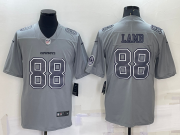 Wholesale Men's Dallas Cowboys #88 CeeDee Lamb LOGO Grey Atmosphere Fashion 2022 Vapor Untouchable Stitched Nike Limited Jersey