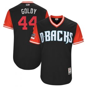 Wholesale Cheap Diamondbacks #44 Paul Goldschmidt Black \"Goldy\" Players Weekend Authentic Stitched MLB Jersey