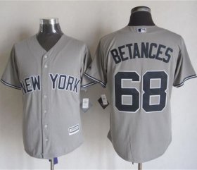 Wholesale Cheap Yankees #68 Dellin Betances Grey New Cool Base Stitched MLB Jersey