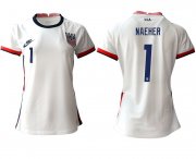 Wholesale Cheap Women 2020-2021 Season National Team America home aaa 1 white Soccer Jerseys