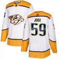 Wholesale Cheap Adidas Predators #59 Roman Josi White Road Authentic Stitched Youth NHL Jersey