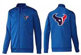 Wholesale Cheap NFL Houston Texans Team Logo Jacket Blue_2