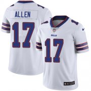 Wholesale Cheap Nike Bills #17 Josh Allen White Men's Stitched NFL Vapor Untouchable Limited Jersey