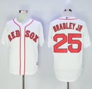 Wholesale Cheap Red Sox #25 Jackie Bradley Jr White New Cool Base Stitched MLB Jersey