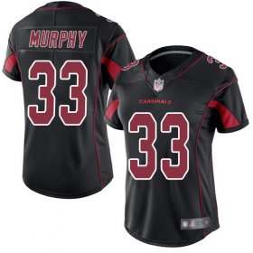Wholesale Cheap Nike Cardinals #33 Byron Murphy Black Women\'s Stitched NFL Limited Rush Jersey