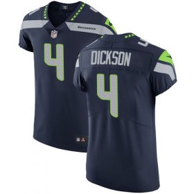 Wholesale Cheap Nike Seahawks #4 Michael Dickson Steel Blue Team Color Men\'s Stitched NFL Vapor Untouchable Elite Jersey