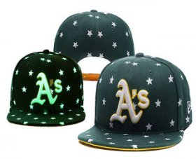 Wholesale Cheap MLB Oakland Athletics Snapback Ajustable Cap Hat 3