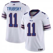 Cheap Men's Buffalo Bills #11 Mitch Trubisky White Vapor Untouchable Limited Football Stitched Jersey