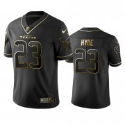 Wholesale Cheap Texans #23 Carlos Hyde Men's Stitched NFL Vapor Untouchable Limited Black Golden Jersey