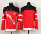 Wholesale Cheap Olympic CA. Blank Red 100th Anniversary Stitched NHL Jersey
