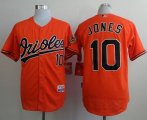 Wholesale Cheap Orioles #10 Adam Jones Orange Cool Base Stitched MLB Jersey