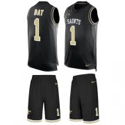 Wholesale Cheap Nike Saints #1 Who Dat Black Team Color Men's Stitched NFL Limited Tank Top Suit Jersey