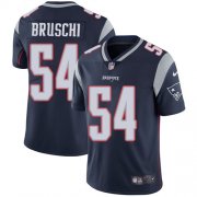 Wholesale Cheap Nike Patriots #54 Tedy Bruschi Navy Blue Team Color Men's Stitched NFL Vapor Untouchable Limited Jersey