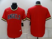 Wholesale Cheap Men's Los Angeles Angels Blank Red Cool Base Stitched Jersey