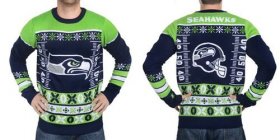 Wholesale Cheap Nike Seahawks Men\'s Ugly Sweater