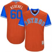 Wholesale Cheap Astros #60 Dallas Keuchel Orange "Keuchel" Players Weekend Authentic Stitched MLB Jersey