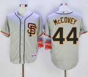 Wholesale Cheap Giants #44 Willie McCovey Grey Cool Base Stitched MLB Jersey