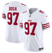 Wholesale Cheap Men's San Francisco 49ers #97 Nick Bosa White 2023 F.U.S.E. Vapor Untouchable Limited Stitched Football Jersey