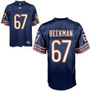 Wholesale Cheap Bears #67 Josh Beekman Blue Stitched NFL Jersey
