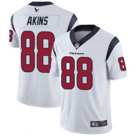 Wholesale Cheap Nike Texans #88 Jordan Akins White Men\'s Stitched NFL Vapor Untouchable Limited Jersey