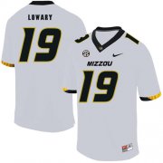 Wholesale Cheap Missouri Tigers 19 Jack Lowary White Nike College Football Jersey