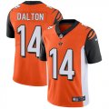 Wholesale Cheap Nike Bengals #14 Andy Dalton Orange Alternate Men's Stitched NFL Vapor Untouchable Limited Jersey