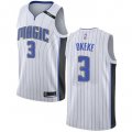 Wholesale Cheap Magic #3 Chuma Okeke White Basketball Swingman Association Edition Jersey