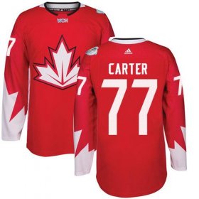 Wholesale Cheap Team Canada #77 Jeff Carter Red 2016 World Cup Stitched Youth NHL Jersey