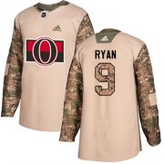 Wholesale Cheap Adidas Senators #9 Bobby Ryan Camo Authentic 2017 Veterans Day Stitched NHL Jersey