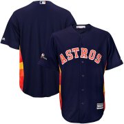 Wholesale Cheap Houston Astros Majestic 2019 Postseason Official Cool Base Player Jersey Navy