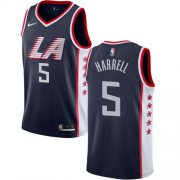 Wholesale Cheap Nike Clippers #5 Montrezl Harrell Navy NBA Swingman City Edition 2018-19 Jersey