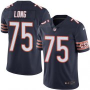 Wholesale Cheap Nike Bears #75 Kyle Long Navy Blue Team Color Men's Stitched NFL Vapor Untouchable Limited Jersey