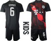 Wholesale Cheap 2021 Bayern Munich away youth 6 soccer jerseys