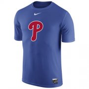 Wholesale Cheap Philadelphia Phillies Nike Authentic Collection Legend Logo 1.5 Performance T-Shirt Royal