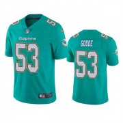 Wholesale Cheap Men's Miami Dolphins #53 Cameron Goode Aqua Vapor Untouchable Limited Stitched Football Jersey