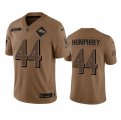 Wholesale Cheap Men's Baltimore Ravens #44 Marlon Humphrey 2023 Brown Salute To Service Limited Football Stitched Jersey