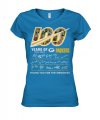 Wholesale Cheap Green Bay Packers 100 Seasons Memories Women's T-Shirt Sky Blue