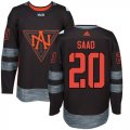 Wholesale Cheap Team North America #20 Brandon Saad Black 2016 World Cup Stitched NHL Jersey
