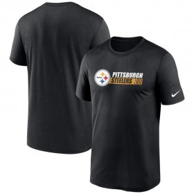 Wholesale Cheap Pittsburgh Steelers Nike Fan Gear Team Conference Legend Performance T-Shirt Black