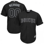 Wholesale Cheap Arizona Diamondbacks Majestic 2019 Players' Weekend Cool Base Roster Custom Jersey Black