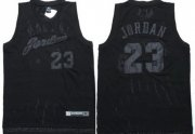 Wholesale Cheap Men's Chicago Bulls #23 Michael Jordan All Black Soul Swingman Jersey
