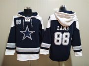 Wholesale Cheap Men's Dallas Cowboys #88 CeeDee Lamb Navy Blue Ageless Must Have Lace Up Pullover Hoodie