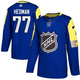 Wholesale Cheap Adidas Lightning #77 Victor Hedman Royal 2018 All-Star Atlantic Division Authentic Stitched NHL Jersey