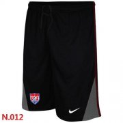 Wholesale Cheap Nike USA 2014 World Soccer Performance Shorts Black
